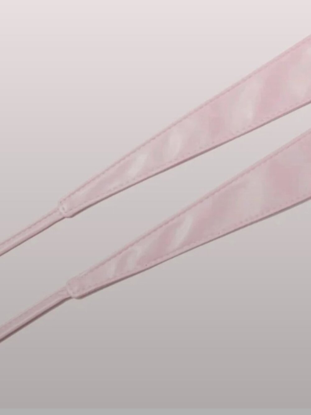 Pink Faux Leather Belt Minimalist Vegan Classic Waistband - Picture 4 of 5